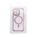 Futerał do iPhone 17 PRO MAX Antishock Electro zgodny z MagSafe purpurowy