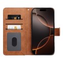 Etui z klapką na iPhone 16 PRO MAX Jeans Book czarne