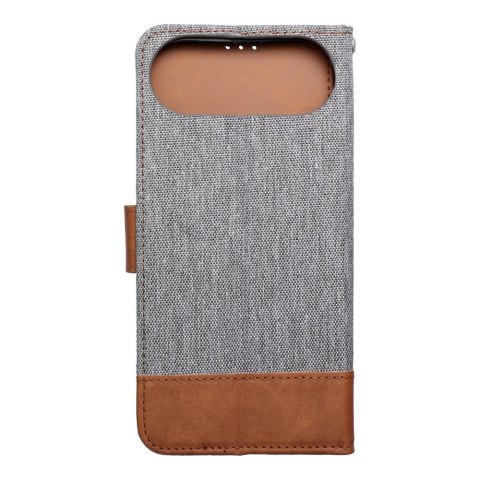 Etui z klapką na iPhone 17 AIR Jeans Book szare