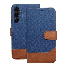 Etui z klapką na Samsung A17 Jeans Book niebieskie