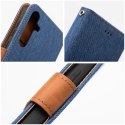 Etui z klapką na Samsung A21s Jeans Book niebieskie