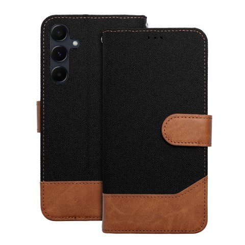 Etui z klapką na Samsung A36 5G Jeans Book czarne