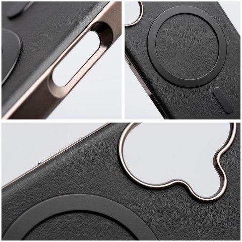 Etui na iPhone 14 PRO MAX Gentleman Mag Cover zgodne z MagSafe czarne