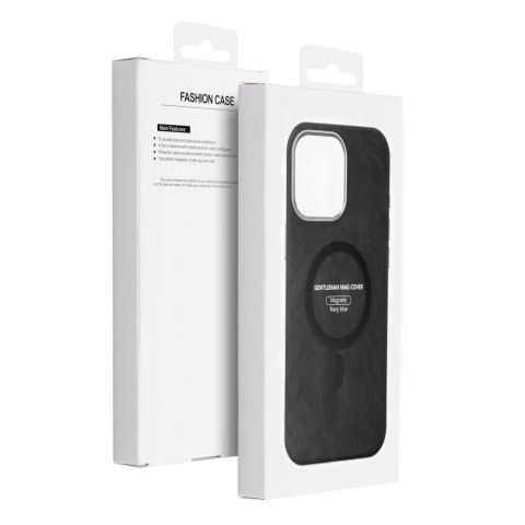 Etui na iPhone 14 PRO MAX Gentleman Mag Cover zgodne z MagSafe czarne