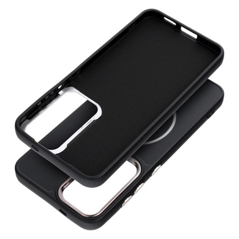 Futerał do Samsung S25 FE Frame Mag Cover zgodny z MagSafe czarny