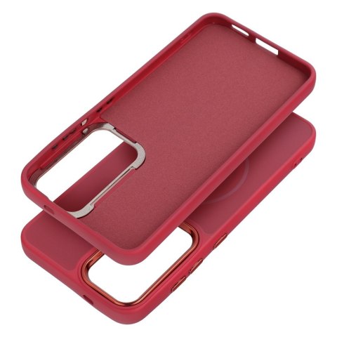 Futerał do Samsung S25 FE Frame Mag Cover zgodny z MagSafe magenta
