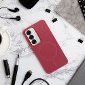 Futerał do Samsung S25 FE Frame Mag Cover zgodny z MagSafe magenta
