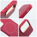 Futerał do Samsung S25 FE Frame Mag Cover zgodny z MagSafe magenta