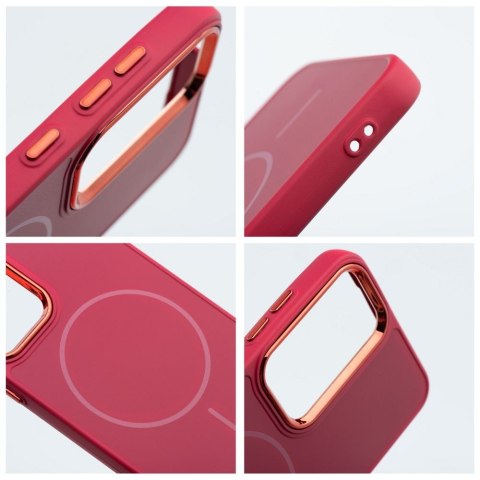 Futerał do Samsung S25 FE Frame Mag Cover zgodny z MagSafe magenta