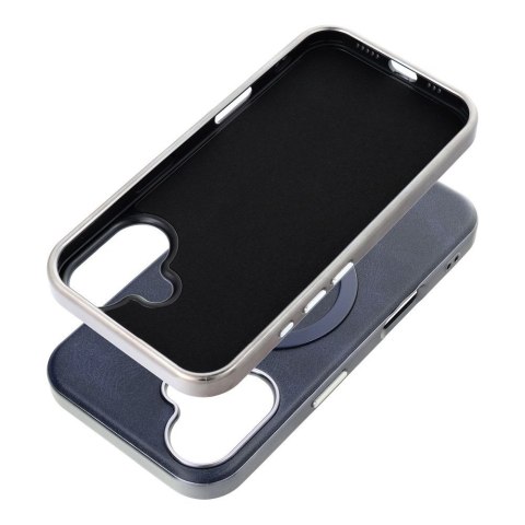 Futerał do iPhone 17 AIR Gentleman Mag Cover zgodny z MagSafe granatowy