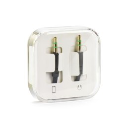 Kabel AUX Jack 3,5 mm (męski) do Jack 3,5 mm (męski) BOX 1m czarny