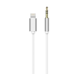 Kabel AUX Lightning (męski) do Jack 3,5 mm (męski) biały