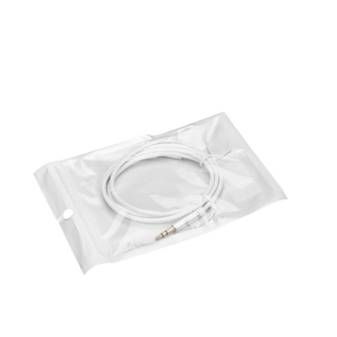 Kabel AUX Lightning (męski) do Jack 3,5 mm (męski) biały