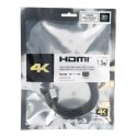 Kabel HDMI do HDMI 4K 60Hz High Speed with Ethernet wer. 2.0 BLISTER 1,5 m czarny