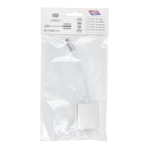 Kabel HDMI (żeński) do Typ C 3.1 (męski) Plug & Play 4K