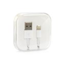 Kabel USB A do Lightning 1A 1 m HD4 box biały