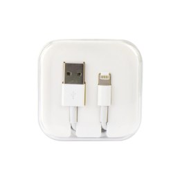 Kabel USB A do Lightning 1A 1 m HD4 box biały