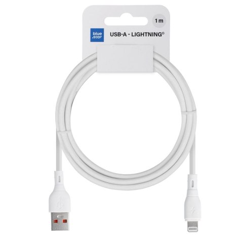 Kabel USB A do Lightning Blue Star 2,4A ECO 1 m PJ68-24-2.4 biały