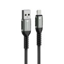 Kabel USB A do Lightning Forcell F-Energy 2,4A 12W Cafule 0,5 m C257 czarny
