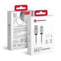 Kabel USB A do Lightning Forcell F-Energy 2,4A 12W Metal 1 m C236 srebrny