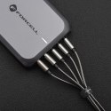 Kabel USB A do Lightning Forcell F-Energy 2,4A 12W Metal 2 m C236 srebrny
