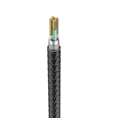 Kabel USB A do Lightning VEGER 2,4A V105 1,2 m czarny