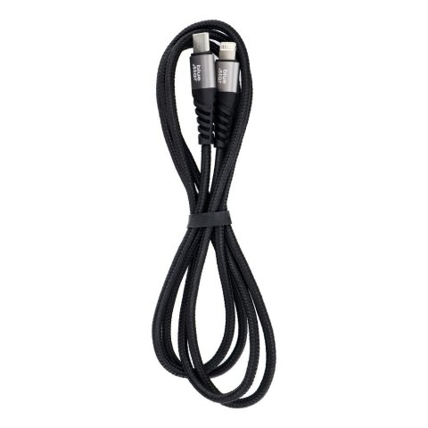 Kabel USB C do Lightning Blue Star 2,4A z oplotem 1,2 m TFK-DC-003 czarny
