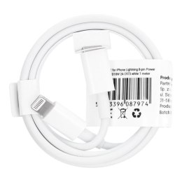 Kabel USB C do Lightning PD 2A 18W 1 m C973 biały