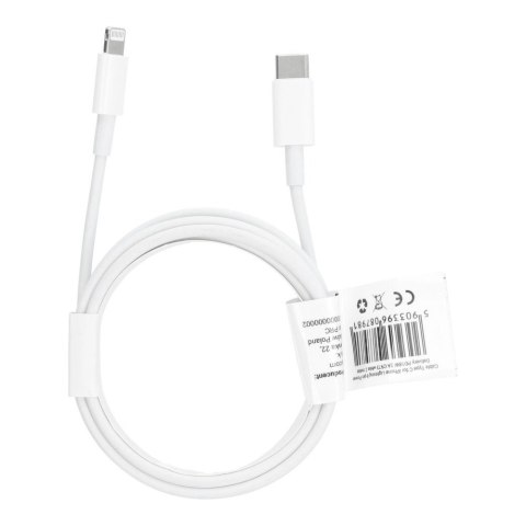 Kabel USB C do Lightning PD 2A 18W 2 m C973 biały