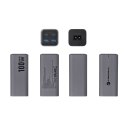 Ładowarka biurkowa Forcell F-Energy GaN III 2 x USB C + 2 x USB A QC4.0 PD 5A 100W VT-49 szara