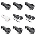 Ładowarka samochodowa Forcell F-Energy Carbon USB C + USB A QC3.0 PD 3A 38W CC50-1A1C czarna