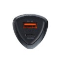 Ładowarka samochodowa Forcell F-Energy Carbon USB C + USB A QC3.0 PD 3A 38W CC50-1A1C czarna