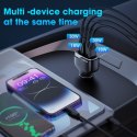 Ładowarka samochodowa VEGER 2 x USB A + 2 x Typ C PD QC 3A 66W CC53-2A2C czarna
