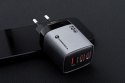Ładowarka sieciowa do telefonu Forcell F-Energy GaN III 2 x USB C + USB A QC4.0 3,45A PD 70W SAM SFC2.0 z wyświetlaczem LCD VT-3