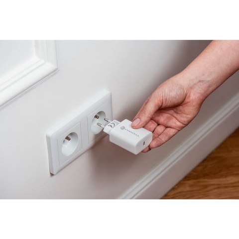 Ładowarka sieciowa do telefonu Forcell F-Energy USB C QC4.0 PD 3A 20W + kabel USB C do Lightning TFK-TC-20WPD biała