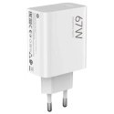 XIAOMI oryginalna ładowarka sieciowa USB A QC3.0 3A 67W MDY-15-ET biała bulk