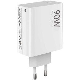 XIAOMI oryginalna ładowarka sieciowa USB A QC3.0 3A 90W MDY-15-EK biała bulk