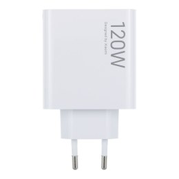 XIAOMI oryginalna ładowarka sieciowa USB A QC3.0 6A 120W MDY-14-EE biała bulk