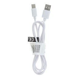 Kabel USB A do Typ C 2.0 C366 (długa koncówka 8mm) 1 m biały