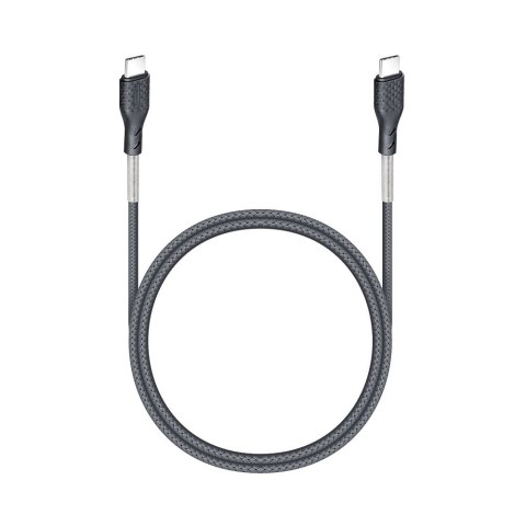 Kabel USB C do USB C Forcell F-Energy QC4.0 PD 5A 66W Carbon 1 m CB-02C czarny