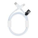 Kabel USB C do USB C PD 40W 2 m HD23 biały