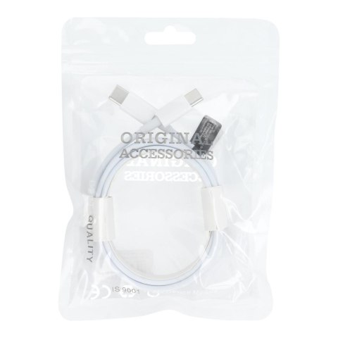 Kabel USB C do USB C PD 40W 2 m HD23 biały