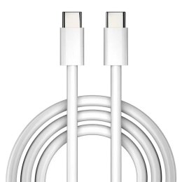 Kabel USB C do USB C PD 40W HD23 1 m HD23 biały