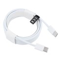 Kabel USB C do USB C PD QC3.0 3A 30W 2 m HD26 biały
