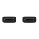 Oryginalny Kabel USB C do USB C Samsung EP-DA705BBEGWW 1 m blister czarny