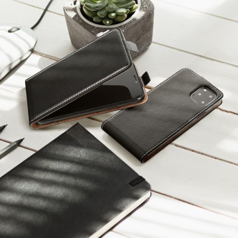 Kabura SLIM FLEXI FRESH pionowa do SAMSUNG S25 FE czarna