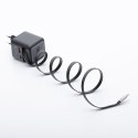 Ładowarka sieciowa do telefonu Forcell F-Energy GaN USB C + USB A + zwijany kabel USB C PD QC4.0 3A 70W VT-R7 szara