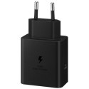 SAMSUNG oryginalna ładowarka sieciowa Typ C PD 3A 60W EP-T6010NBEGWW czarna blister