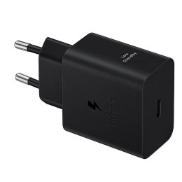 SAMSUNG oryginalna ładowarka sieciowa Typ C + kabel Typ C do Typ C PD 3A 45W EP-T4511XBEGEU czarna blister