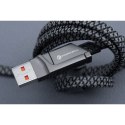 Kabel 4w1 USB C / USB A do USB C / Lightning Forcell F-Energy QC PD 3A 60W 1 m C241 chrom